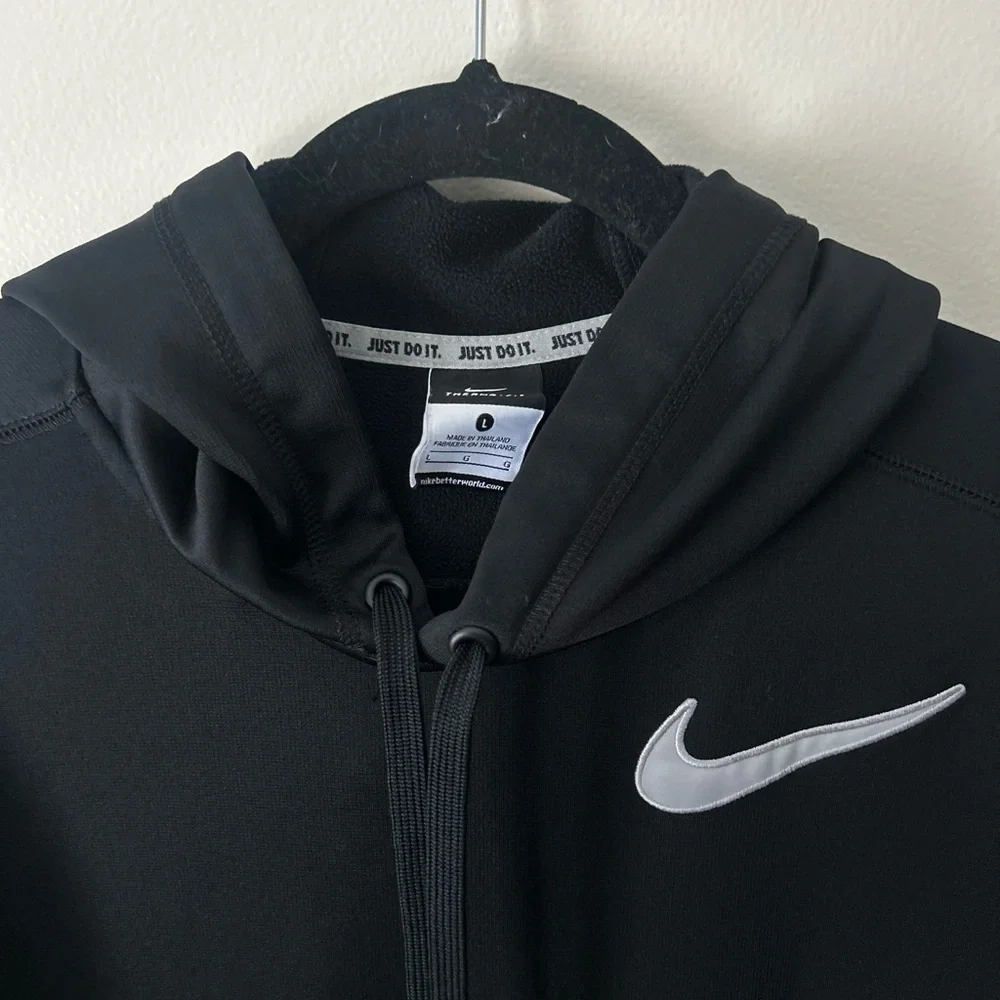 Nike Black Pullover with Silver Swoosh